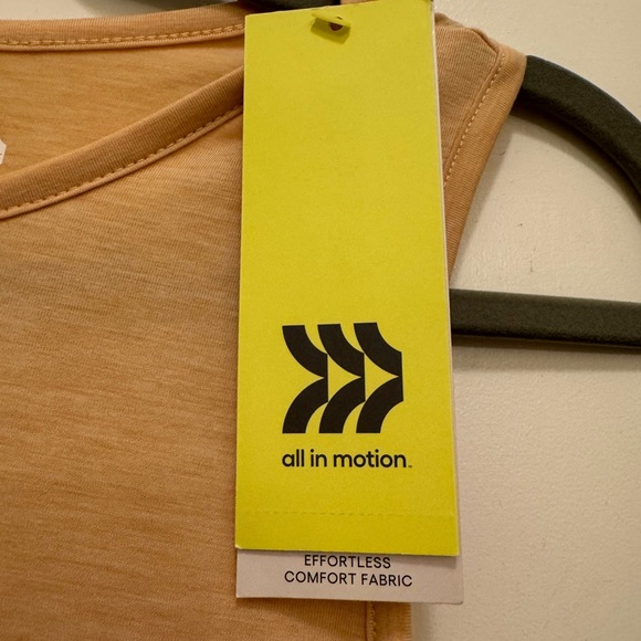 All in Motion Womens Active Tank Top XXL Yellow Tank Top NWT Athletic Quick dry - Picture 4 of 7